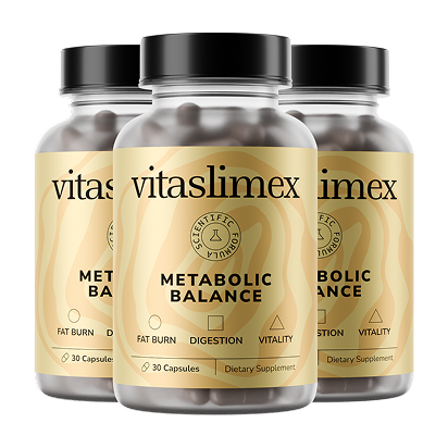 Pack 90 jours – flacons Vitaslimex Metabolic Balance, 30 gélules
